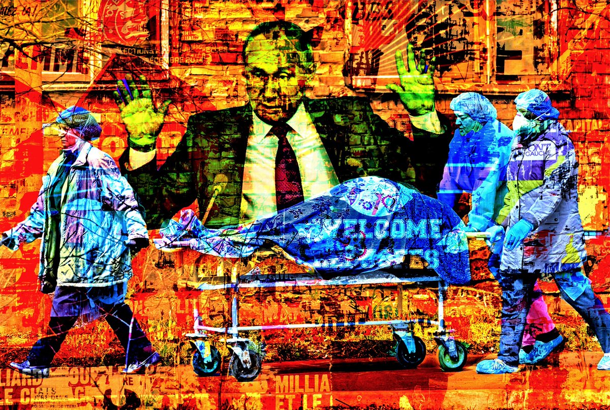 Sickoart_nft's tweet photo. 'Super Sicko' is unstoppable!
🚨We are about to list "Putin's Peace"🚨
@underwillM final creation donated for #sickoart open collection on @mintbase
✅Each #NFT is 1 $NEAR
✅25 editions/copies
✅5 (and counting) artists, 19 NFTs +1
#PutinIsaWarCriminal #putintrash https://t.co/L0IV5j7SdW