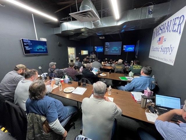 Warshauer Electric Supply (@warshauer) on Twitter photo A full house for our first of our "Basics of Electrical Vehicle Charging Systems" in our Parsippany classroom!
 Our class was taught by EV charging expert Jason Gumbaz. 
Visit our website warshauertech.com to register for next week's class in New Brunswick on 3/16! A full house for our first of our "Basics of Electrical Vehicle Charging Systems" in our Parsippany classroom!
 Our class was taught by EV charging expert Jason Gumbaz. 
Visit our website warshauertech.com to register for next week's class in New Brunswick on 3/16!