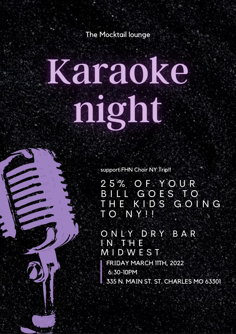 Show up and support our Knight Choir members going to NYC! Tomorrow @ 6:30! 25% of your bill gets donated to us! <a href="/FHNtoday/">FHNtoday</a> <a href="/FrancisHowell/">FrancisHowell</a>