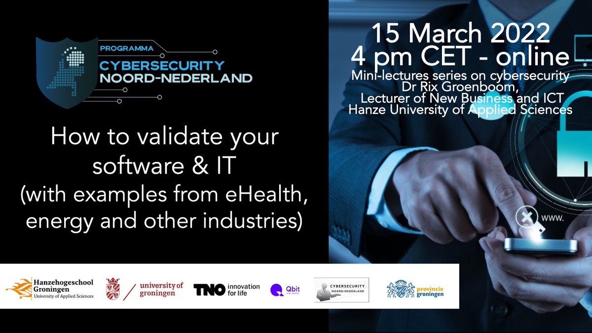 RugStep's tweet photo. FACT: Software is the heart of technological innovation! Join us on Tuesday 15th March for another cybertalk where Rix will discuss the validation of software to ensure the proper functioning of IT infrastructures. Please register here: 
https://t.co/F5XjRaHIYI

@CybersecurityNN https://t.co/N3yad3IB2D