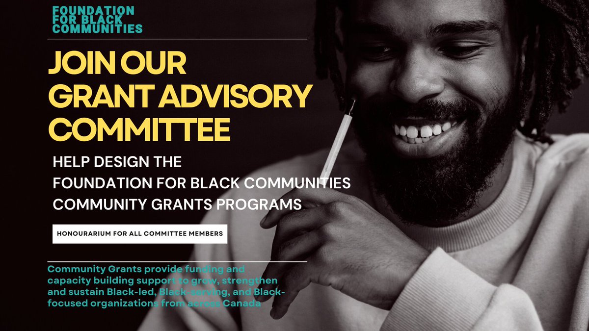 FdnBlkComm's tweet photo. Hey, Community! We NEED YOUR HELP to build FFBC's upcoming Community Grants Programs. Please consider serving on one of our Grant Advisory Committees! To learn more visit: https://t.co/swngCRpKes https://t.co/ID13o9GDND