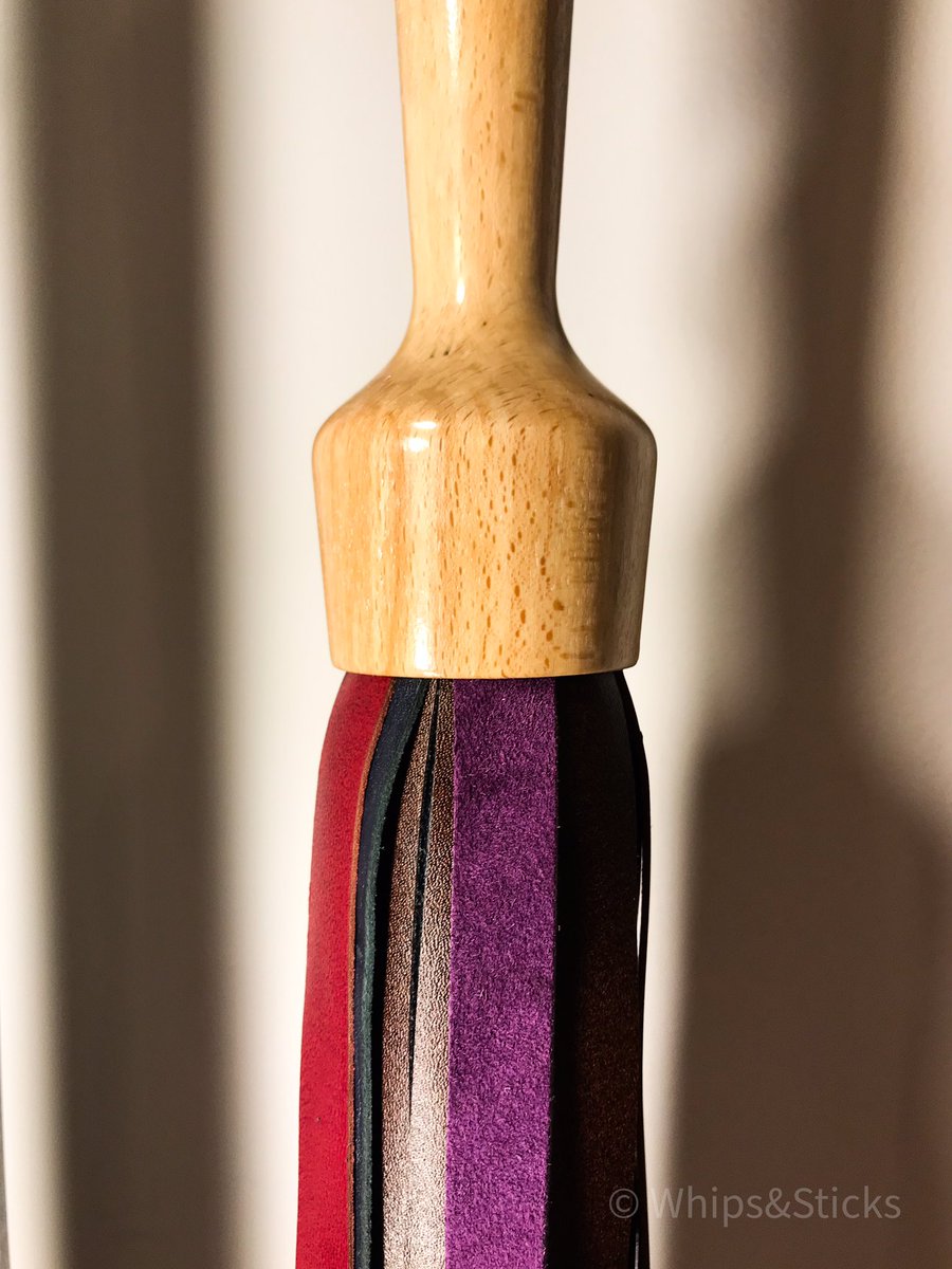 Frankie looking fly. We do love creating these super unique Frankenstein Floggers 😍