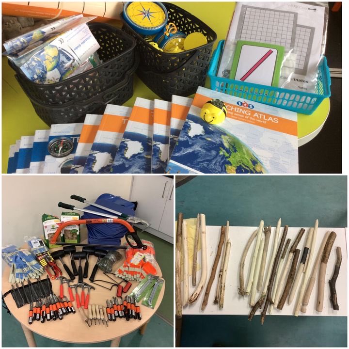 As well as the Geography resources your fundraising has bought lots of new forest school equipment ready to enjoy outdoor learning in the spring months. Year 6 will be using whittling to create their own magic Harry Potter wands! #fundraising #batheaston #forestschool