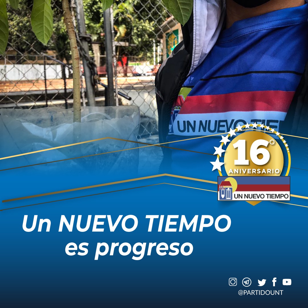 MujerdeVzla's tweet photo. #UNTSembrandoEsperanza
Hoy jueves en Caracas el acto central del 16 aniversario de la fundación de nuestro @partidoUNT.
Ratificando el compromiso con la gente, de construir juntos este país nuestro, que se llama Venezuela.
@UNT_Caracas   @UNTLaPastoraccs https://t.co/gtu1mcJ7YR