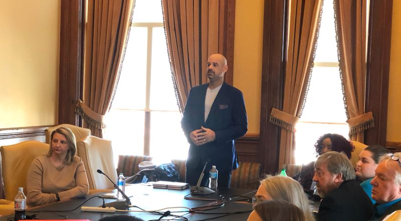 Thank you to Rep Ruth Ann Gaines, for inviting Focus &amp; Find®'s Founder and CEO Desmund Adams to be a part of the conversation around the value of diversity in every workplace.  

It was an honor to be a part of this important conversation with the Iowa Legislature.

#diversity