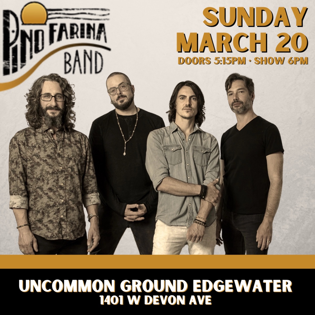 uncommongrd's tweet photo. March 20th we have the wonderful @pinofarinaband performing at UG Edgewater! It'll be a great night of gritty guitar riffs and amazing vocal dexterity. 🎶

Tickets are $30 for GA, $50 for VIP (signed EP copy and the best seats in the house)! Tickets here: https://t.co/oHqAHX2HTe https://t.co/35vNKfMMJw