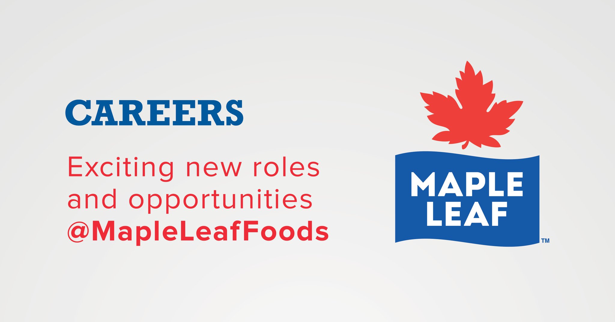 Maple Leaf Foods on Twitter "We've got an exciting job opportunity! We