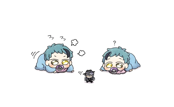 クッ…!なかなか体調が万全にならない…とりあえず双子ちゃんをアケチャンにしておかないと…! 