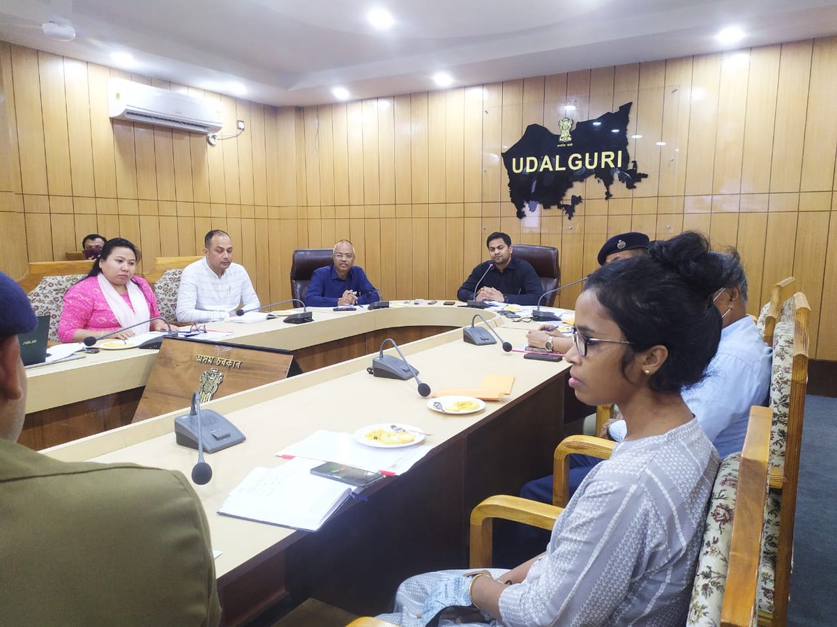 dcudalguri's tweet photo. Meeting of District Level Examination Supervisor Committee for H. S., H. S. L. C., Assam High Madrassa Examinations held today at Conference Hall, DC Office, Udalguri today.
#dcudalguri #uday_praveen #Udalguri #Assam #India https://t.co/S8OPamCeSX
