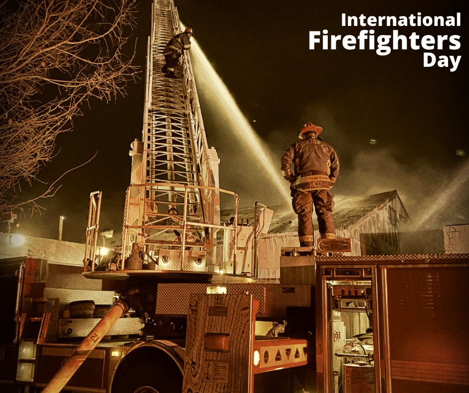 We salute the men and women who help keep us safe, protect our property, and our communities…and honor those who have given their lives in the line of duty. #InternationalFirefightersDay