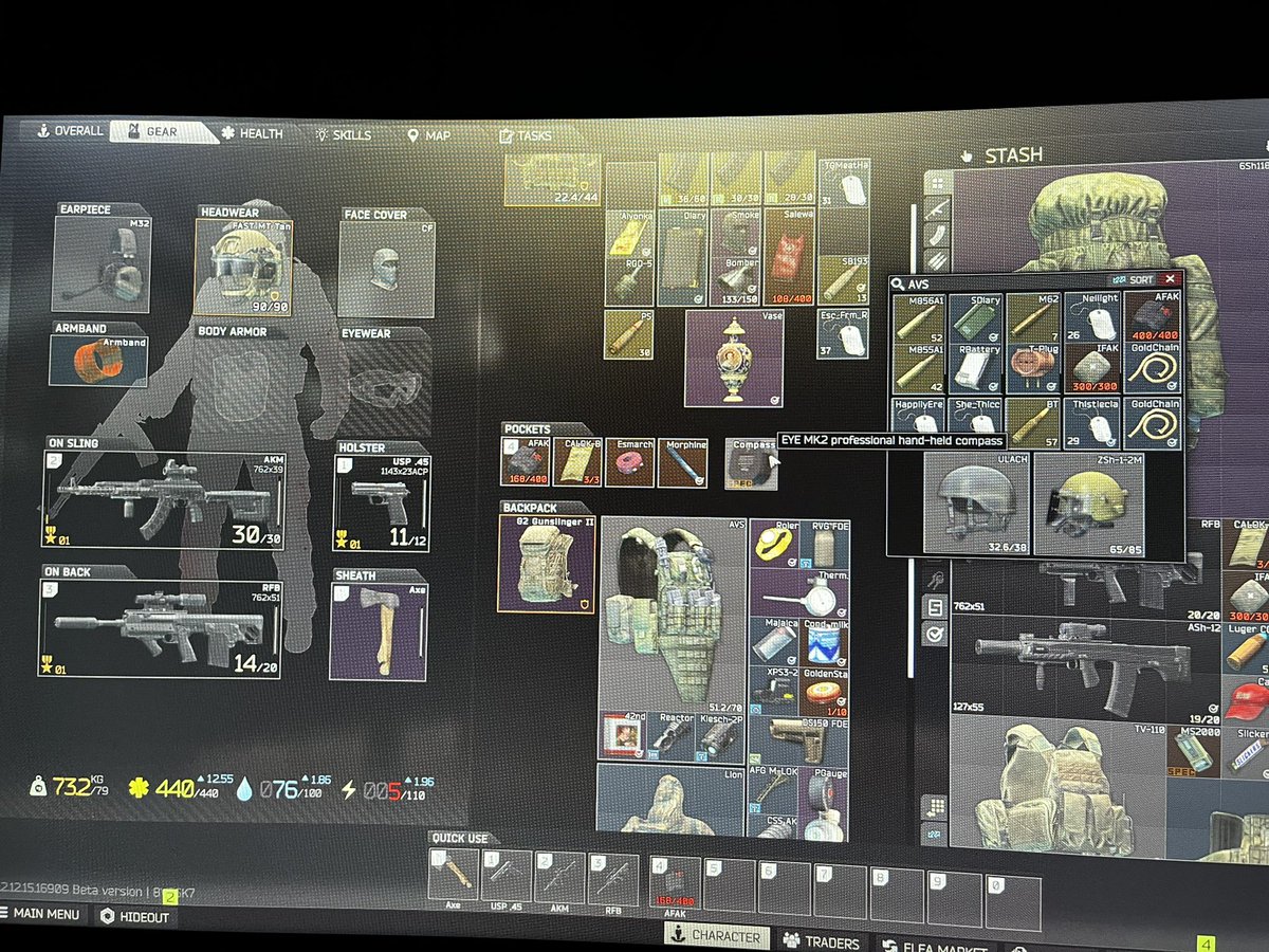 keptnightmare's tweet photo. Nice Lil raid from the other day, 8k xp on reserve #escapefromtarkov #tarkov https://t.co/RFOaefYj5J