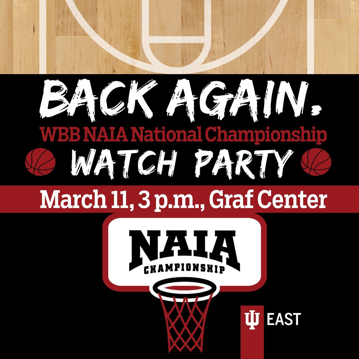 iuepacklife's tweet photo. Hello Red Wolves! The women’s basketball team faces off against Dordt University in the opening round of the NAIA National Championship tomorrow at 3pm. Come on out to the Graf to catch the game and support the team!
#iueast https://t.co/ipvXC6ZY5N