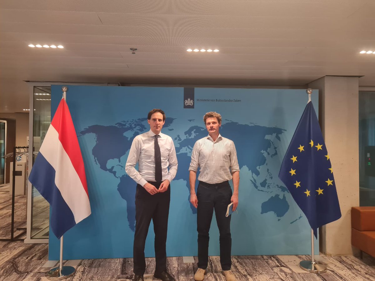 Today I had a meeting with <a href="/DerkBoswijk/">Derk Boswijk</a> (Member of parliament) and <a href="/WBHoekstra/">Wopke Hoekstra</a> , Leader of the <a href="/cdavandaag/">CDA</a>  and <a href="/DutchMFA/">Dutch Ministry of Foreign Affairs 🇳🇱</a> 

I explained to them the huge threat for World food security if they don't stop the war in Ukraine now.

#Ukraine #StopPutinNOW #Farming #MinBZ #CDA