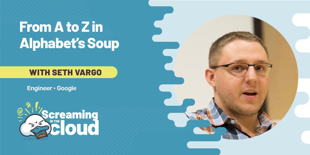 sethvargo's tweet photo. 326 episodes later, @QuinnyPig invited me back to #ScreamingInTheCloud. We chatted about Alphabet, "the cloud", Security, Privacy, COVID, and more! https://t.co/8vq2cQtr5l https://t.co/APzwwVhTQz
