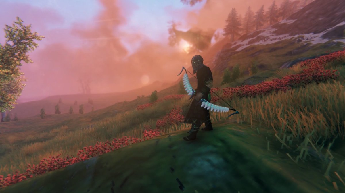 Valheimgame's tweet photo. A little sneak peek of what’s to come! Here’s a speed modelling video of a future #Valheim bow! 🏹
https://t.co/OcShpplVrp https://t.co/U7GHCBio19