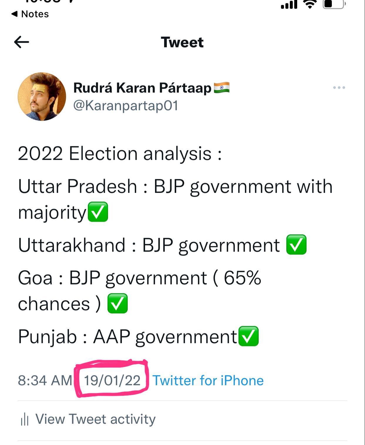 Rudrá Karan Pártaap🇮🇳 on Twitter: "Mahadev🙏🏻 ELECTION PREDICTIONS : I  feel that Cosmos and your Support was a Blessing that everything that  unfolded today was Astrologically Predicted by me long back🌟I am