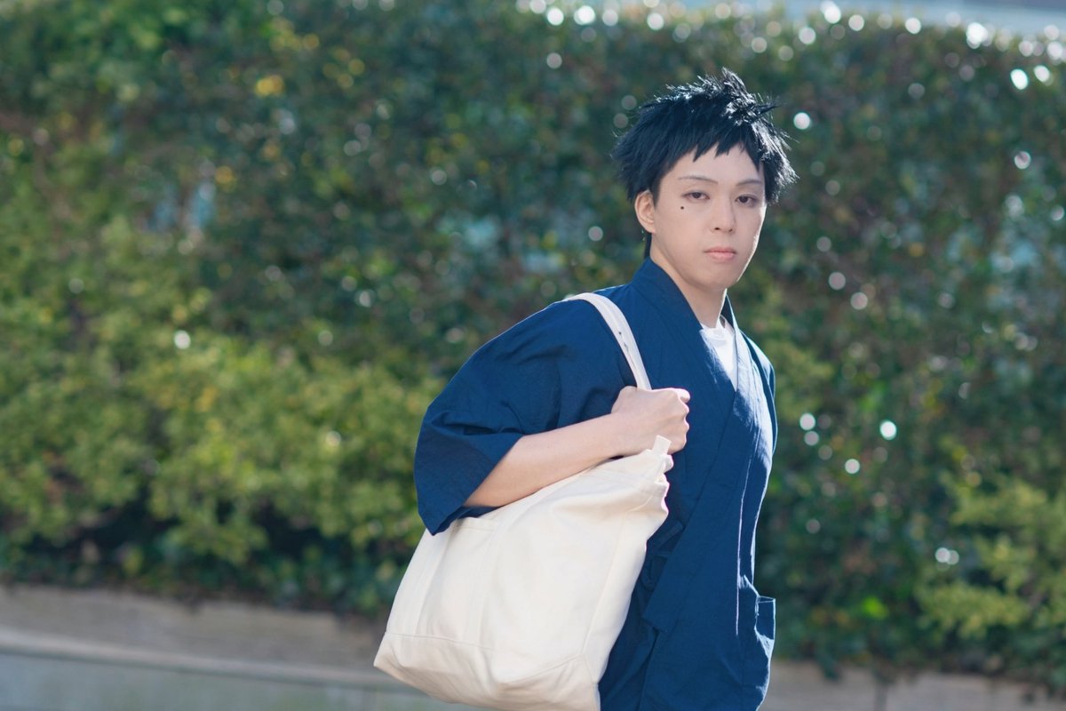 shopanda01's tweet image. #原作の隣に自分のコスを貼る 
#着せ恋
#五条新菜
#アコスタ池袋 
憧れてたタグができた！
五条くんコスの人もっと増えてほしい!