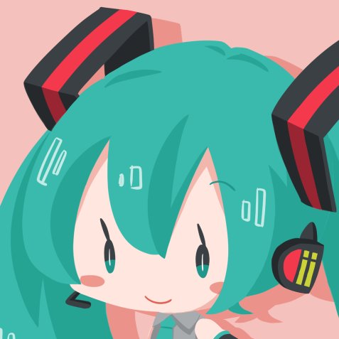 初音ミク 「なんだかヘロヘロだけど、アイコンだけは今日変えたかった😪
 #新しいプロフィー」|あんにんすぐり🐰のイラスト