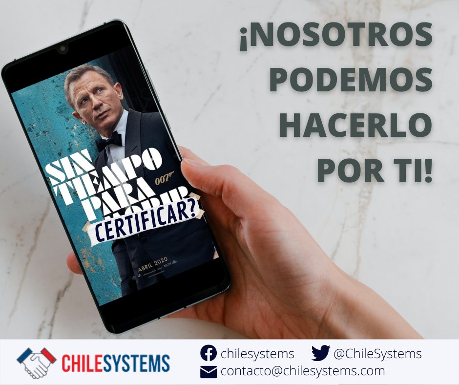 ChileSystems's tweet image. No olvides que en Chilesystems podemos realizar por ti la postulación y certificación de tus DTE.
Visita nuestro sitio para valores y mas información.
simpleapi.cl/Certificacion