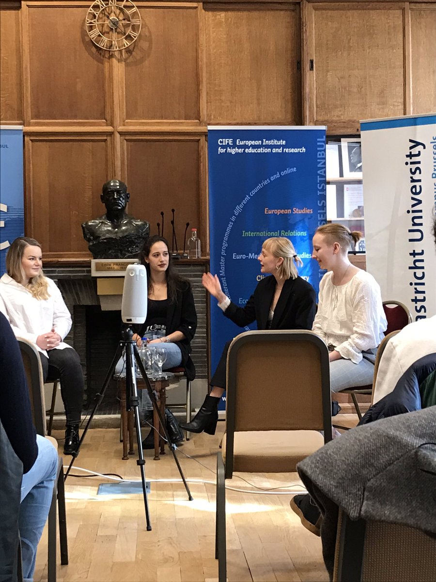 Congratulations to Kim Graves of this year’s MA EPA cohort for all her organisation of today’s highly stimulating afternoon programme of speakers to mark international women’s day at <a href="/CIFE_EUstudies/">CIFE</a> @Campus_Brussels <a href="/FasosMaastricht/">FASoS Maastricht</a> <a href="/MaastrichtU/">Maastricht University</a>