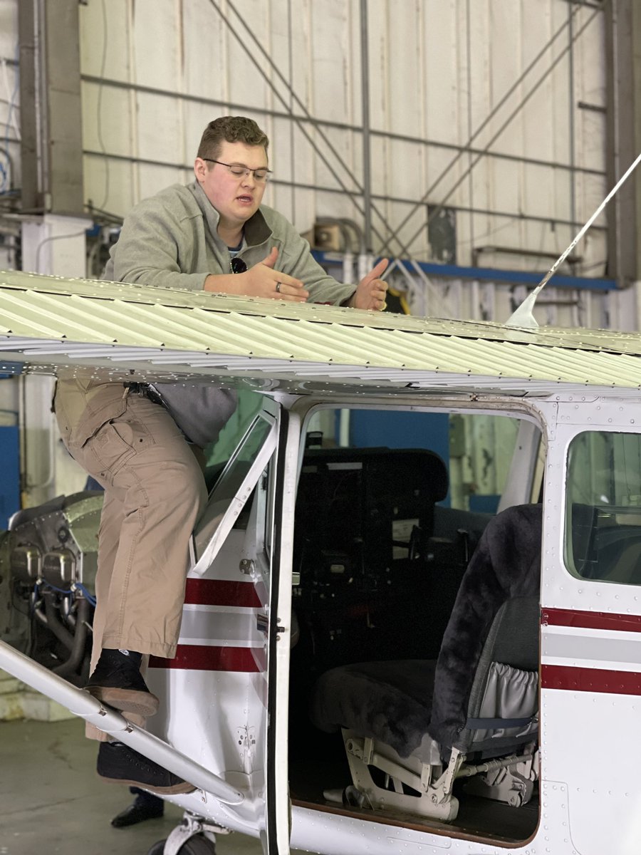 laurajacob's tweet photo. #MiddleRising @ButlerTech Student Aviation program is top notch! Impressive presentation and career pathways for students #dplis https://t.co/IEMWqengKD