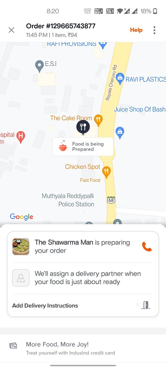 arunkumarpanda1's tweet photo. This is ironic...
My recent order is still being prepared since last 4 days...The restaurant should enter the record books for taking the longest time preparing a burger...
@swiggy_in
@SwiggyCares
#Burgermaking https://t.co/dXBInY4azA