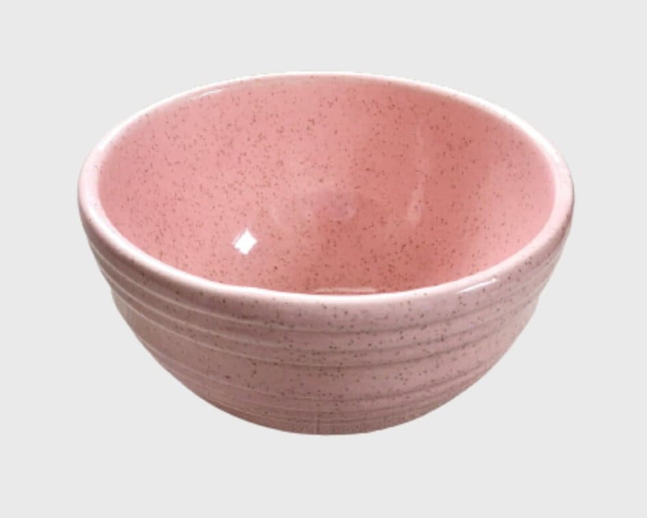 Really love this, from the Etsy shop BrocanteAttic. etsy.me/3hX5IkB #etsy #mccoypottery #smallpinkbowl #speckledpinkbowl #beehivebowl #vintageusabowl #ringedbowl #nestingbowl #kitchenbowl #mixingbowl