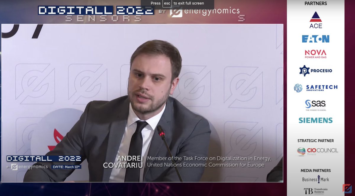 AndreiCovatariu's tweet photo. Very happy to have joined @energynomics_ro DIGITALL event today, for the Digitalization for better safety panel. Full recording of the panel starts at 2:58:30, here: https://t.co/Nmk2cRsuDA
#cybersecurity #digitalization #energydigitalization #energytransition #energygeopolitcs https://t.co/g6StMyBj6S