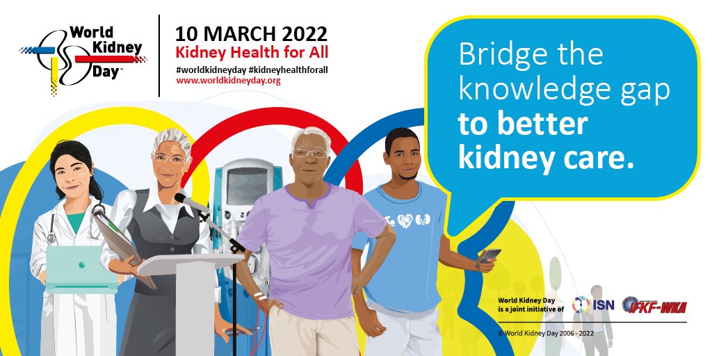 PKDFoundation's tweet photo. This #WorldKidneyDay, we are joining @WorldKidneyDay in advancing #KidneyHealthforAll! We challenge the PKD Community to join us in increasing kidney health education and awareness to help close the knowledge gap about kidney disease.
➡️ https://t.co/X6lf88LnbZ https://t.co/lNUBP3maEB