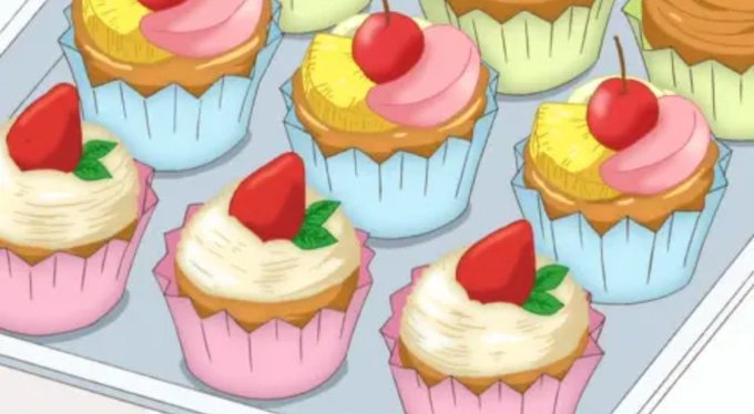 フラワーカップケーキのtwitterイラスト検索結果