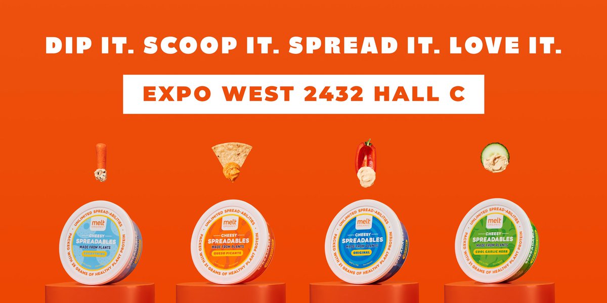meltorganic's tweet photo. NOW CHEESE!! #ExpoWest2022 https://t.co/Y2S3WJhrk7