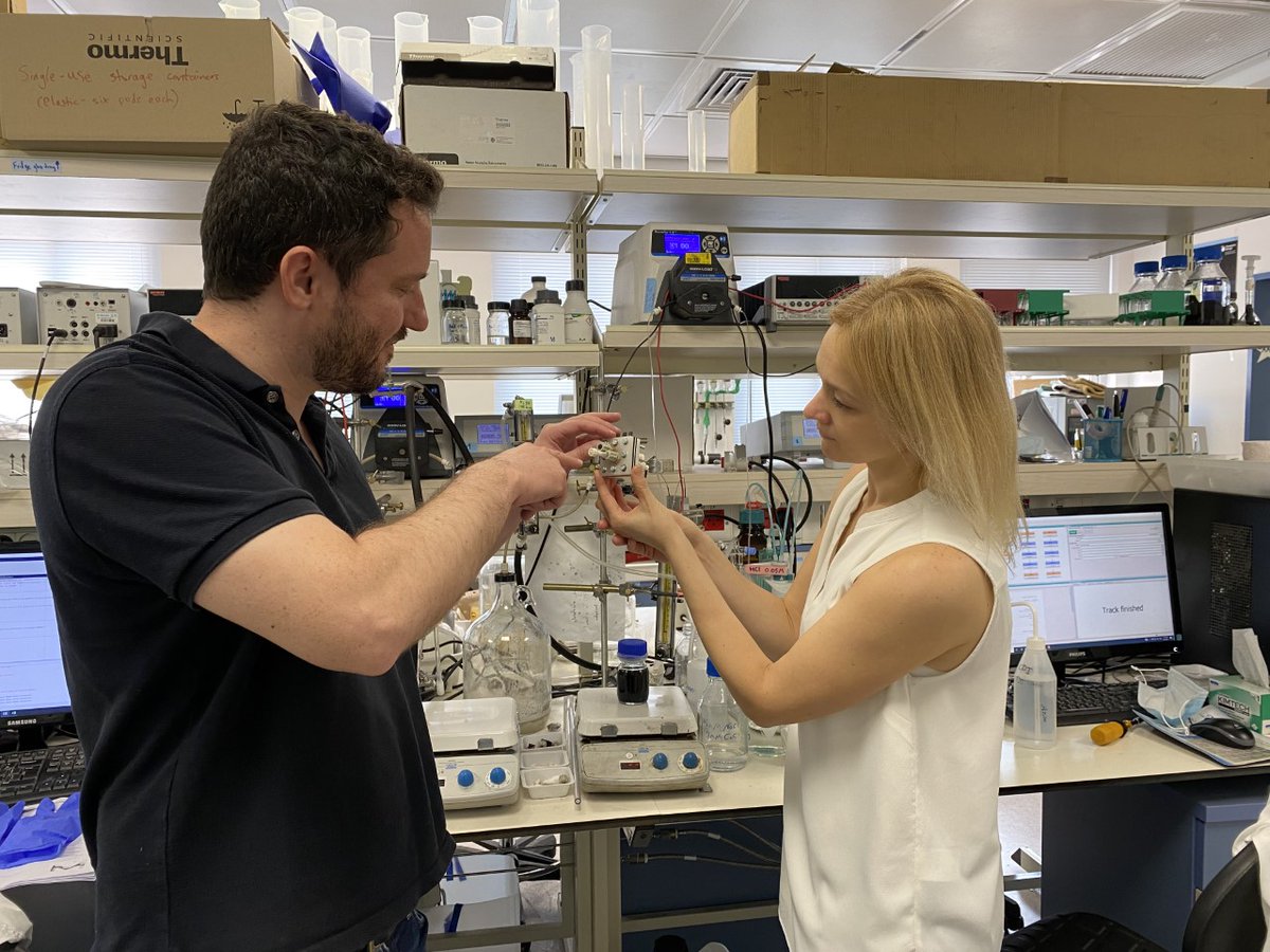 SussLab's tweet photo. It was an awesome week hosting Prof. Katya Pomerantseva from @DrexelMaterials! Thanks to the Stein Family Fellowship program for enabling our new collaboration on developing next-generation treatment technologies!!

#water #desalination @TechnionLive https://t.co/ZxcCHMJx18