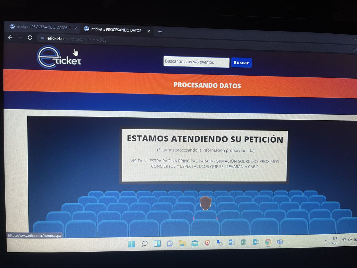 Marcelammmb's tweet photo. @eticket no puede ser que ya la página esta caída https://t.co/fulpiES6LQ
