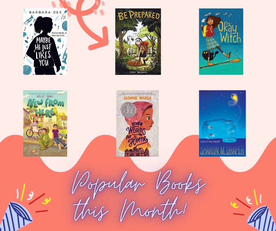 FlahertyLibrary's tweet image. Some of the most popular books @westview_hills this month! #d60learns