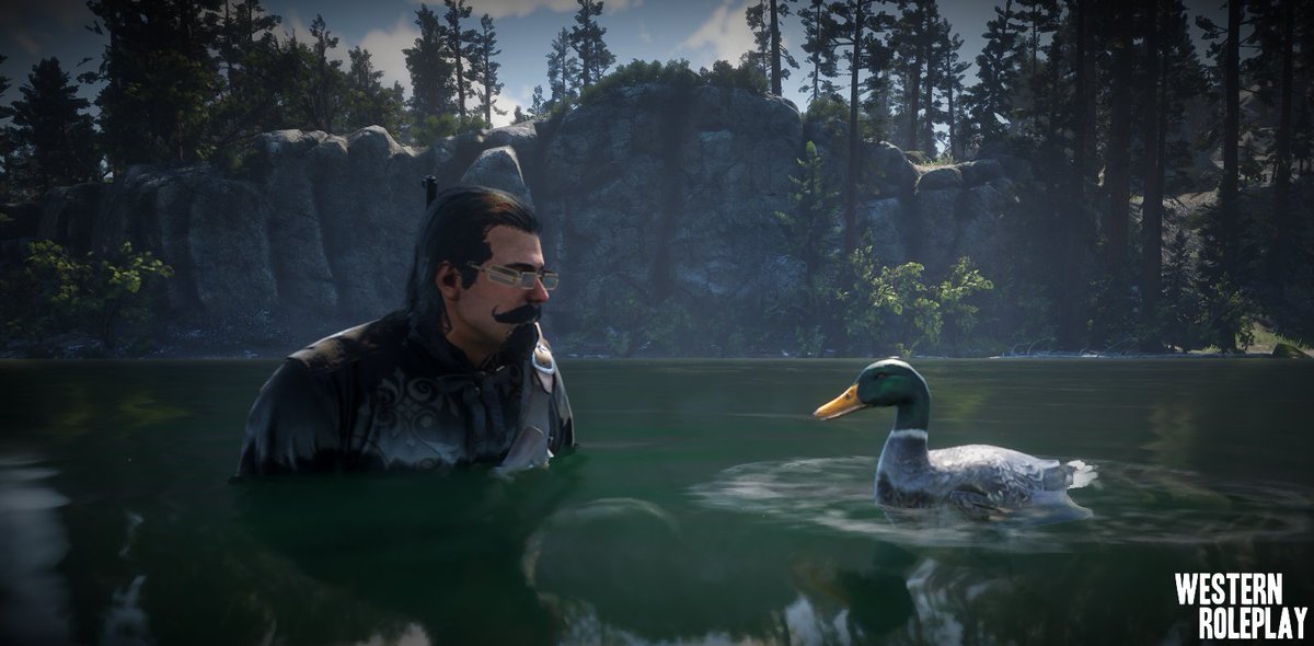WesternRoIeplay's tweet photo. Duck, duck, goose! #WRP #WesternRP #WesternRoleplay #RedM #RedDeadRedemption2 #RedDeadRedemptionOnline #RDR2 #RDO #RDOnline https://t.co/EkcFRJJpNM