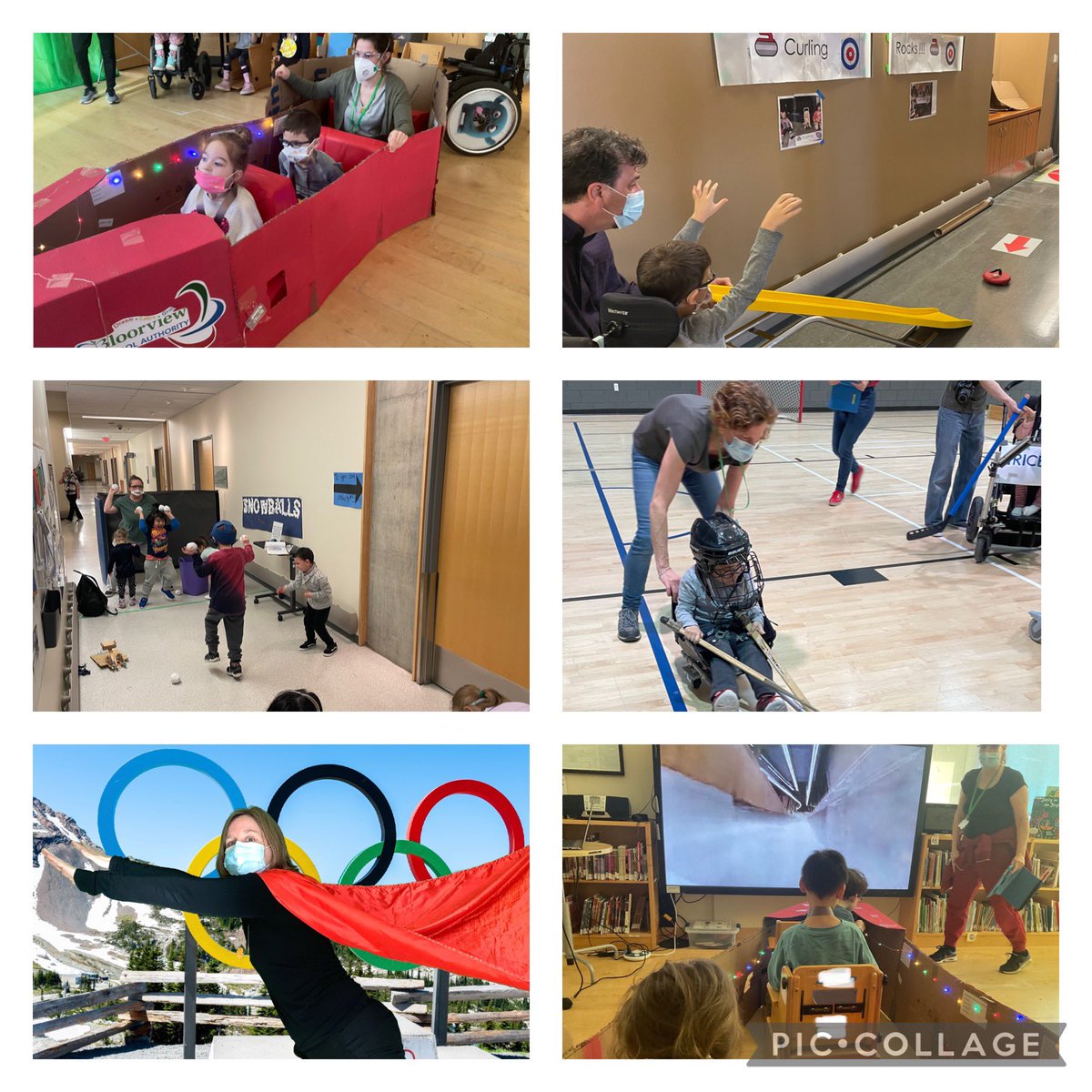BloorviewSchool's tweet photo. The Olympics were @BloorviewSchool today! The competition was fierce in our bobsled, sledge hockey, curling, slalom and snowball events. Fun for everyone! #dreamlearngrow https://t.co/YpnjPIqjyM