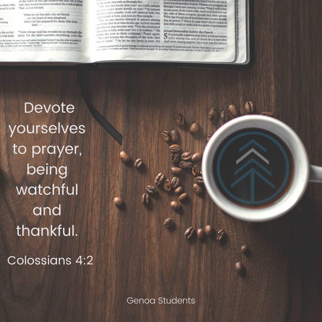 StudentsGenoa's tweet photo. Have you talked to God today? 
.
.

#pastor #pastors #churchleaders #churchcommunity #jesuslovesyou #praisejesus #amen #jesusfollower #jesusfollowers #ohiochurches #columbuschurch #Scripture #Genoa #students #Acts #Biblestudy #Christian #viral #church #Christianfeed https://t.co/2ulUYOwHy3