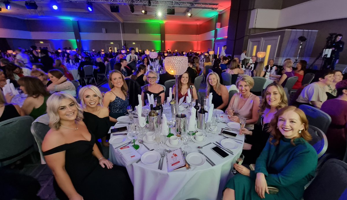 RyanMcAleerbiz's tweet photo. Signs things are getting back to normal... #WIBAwards2022 back after more than two years. @PamBallantine hosts tenth @wibni awards. https://t.co/BbXB24Vowf