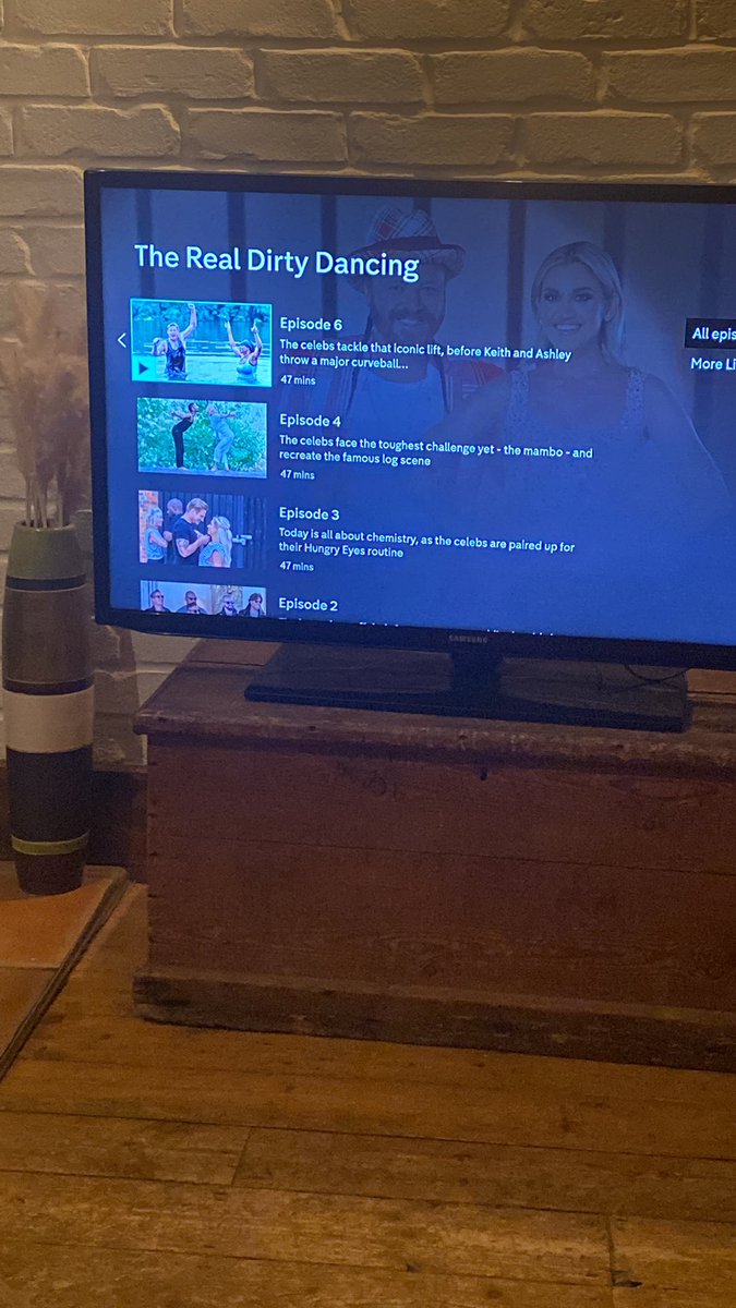 GAxtellPowell's tweet photo. @All4 nooo! Where is episode 5 of #TheRealDirtyDancing? It’s showing episodes 1-4 and then 6 on the player. Dying to know whether Arg gets to dance with Anthea Turner 😭 https://t.co/cXFYf8D5ZF