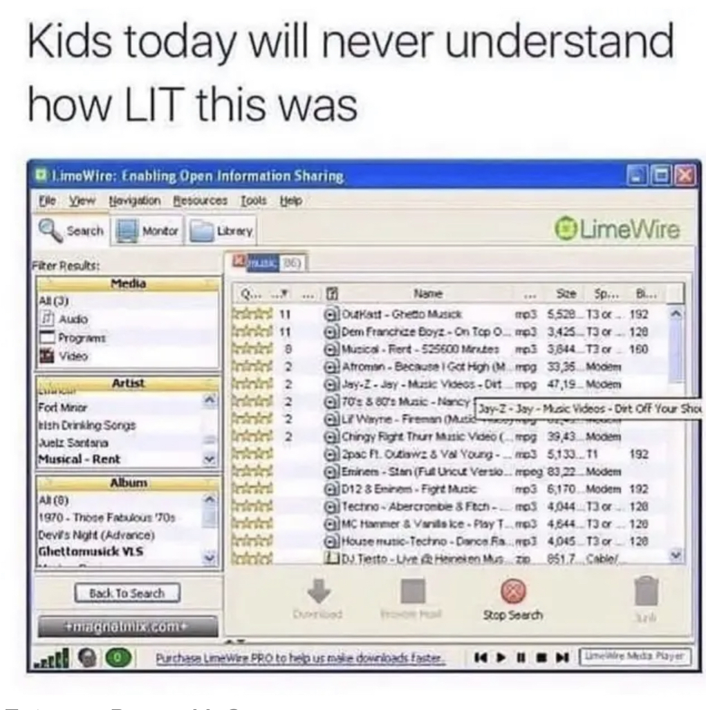 This one tho... 😂🔥 .<a href="/limewire/">LimeWire</a> is back!!! #NFTCommunity