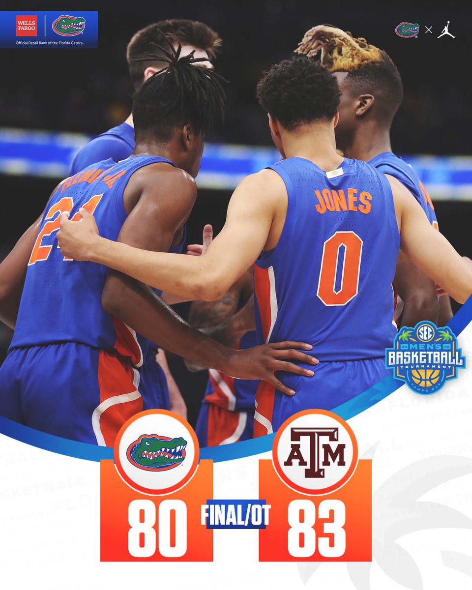 GatorsMBK's tweet photo. Final from Tampa.

#GoGators | #GatorsHoop | @WellsFargo https://t.co/JO8Q0IjoWV