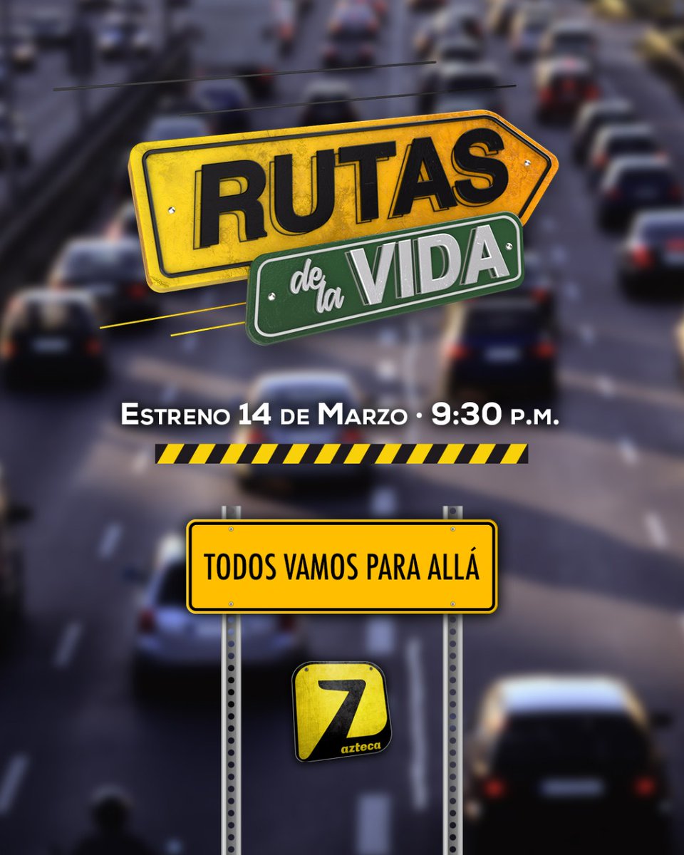 ¡Tu destino puede cambiar en un segundo! Este lunes sé testigo del gran estreno de Rutas de la Vida a las 9:30 p.m. por Azteca 7.