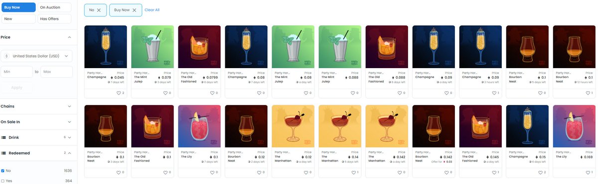 partyhorses's tweet photo. Want an easy way to #LookForNo? Filter your search to "Buy Now" and then under Redeemed select "No". Voila! Now you're looking at drinks for sale that haven't been redeemed.

Or you could just follow this link: https://t.co/tR42yR7gZa https://t.co/Vs7rZxHKB2