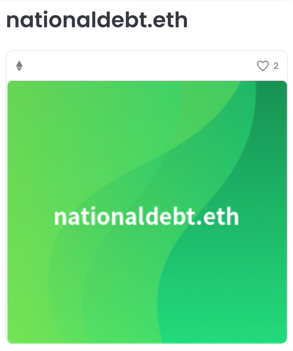 latinxetori's tweet photo. Hey White House, I think you should own this π
#cryptoexecutiveorder
#inflation #Government #nationaldebt
#ens
nationaldebt.eth
https://t.co/KBZvYhgKqn https://t.co/Houx4GwUFo