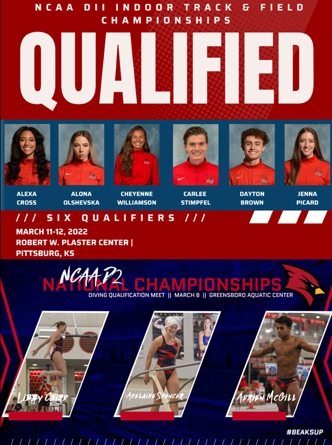 PsychologySvsu's tweet photo. Many congrats to Alona Olshevska (Track) and Adelaide Spencer (Diving), both @SVSU Psychology Minors, on your qualifications for the upcoming national competitions! Best of luck!
#SVSU
#WePsych
#WeChamps https://t.co/9Gifk6zLSP