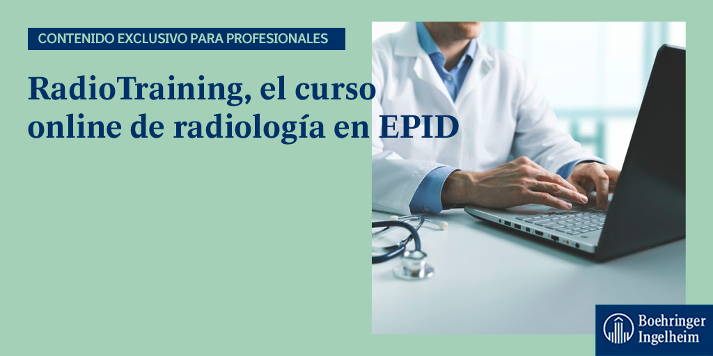 BoehringerES's tweet photo. 📣 ¿Quieres formarte en tomografía computarizada de alta resolución (TCAR) asociada a las EPID? 

En nuestra web para profesionales contamos con el curso online #RadioTraining ➡️  https://t.co/wjnvEGXqdw. #BoehringerconlosProfesionales https://t.co/QDe7NrURLQ