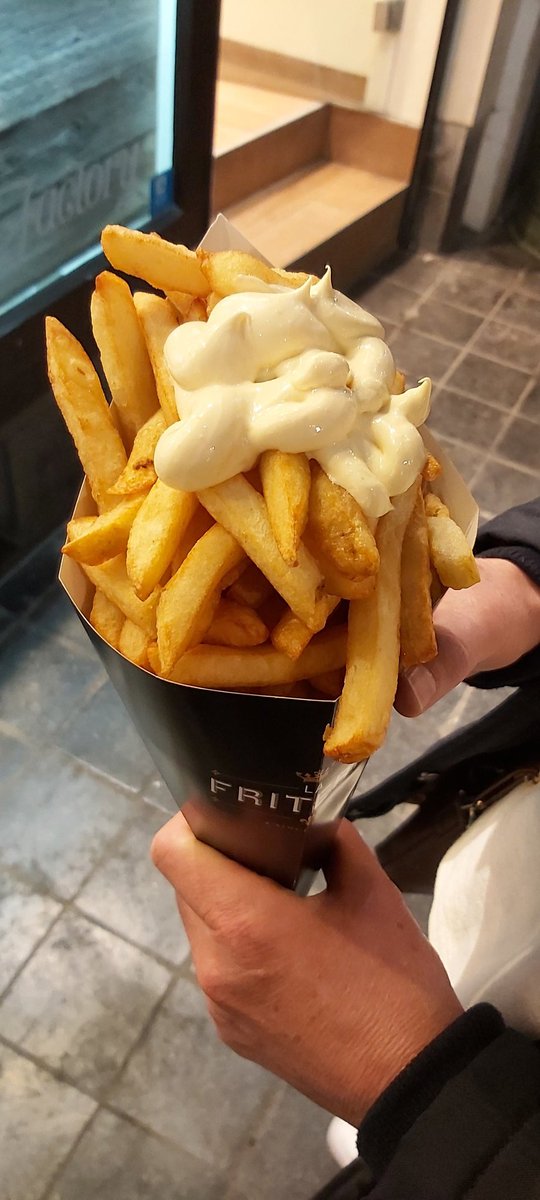 Sraight from Brussels, here is some frites dinner motivation for ya! #Belgium #food