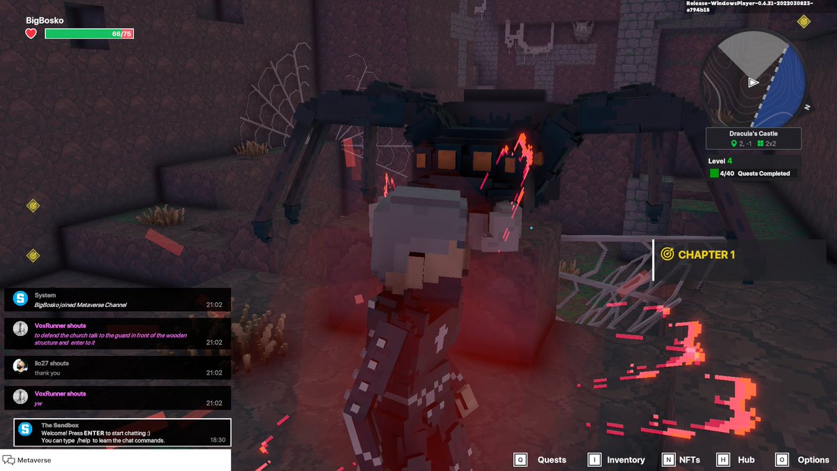 BoskoBig's tweet photo. @TheSandboxGame Spiders underrated. @TheSandboxGame  #SandboxAlphaS2Contest https://t.co/1Xw6NnJxwV