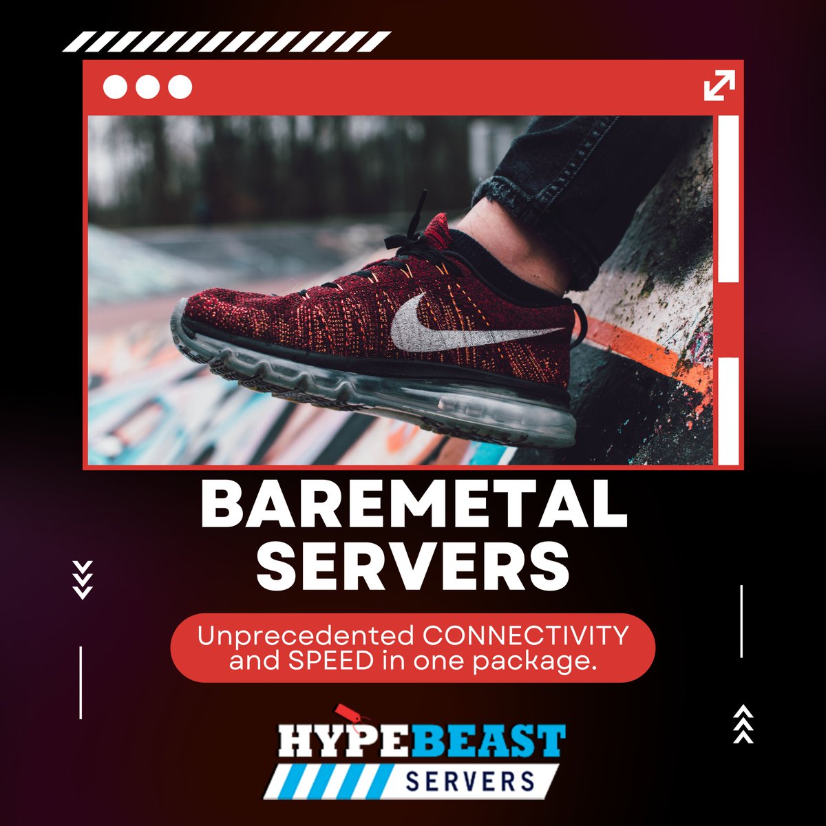 HypeBeastServer's tweet image. Power and speed to complement your game! Cop those sneakers on drop day and at all the sales you want. Contact us today and ask about our BareMetal Servers.

hypebeastservers.com/all-plans/bare… 

#powerfulbotservers #sneakerbotserver #baremetalservers #uptimeguarantee #fastconnection