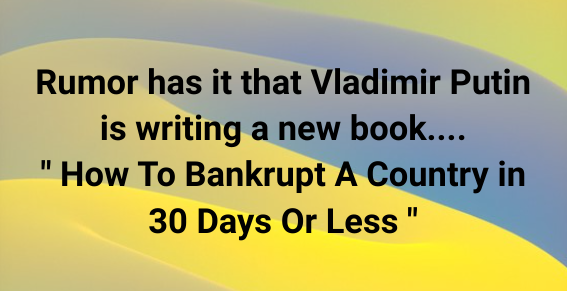 rjldenny's tweet photo. #PutinWarCrimes
#RussianOligarchs
#RussianBankruptcy
#RussianEconomy
#RussianDefault https://t.co/CigKGFlVLl